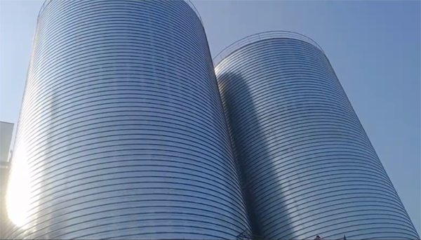 解放2座混凝土高架卷板仓